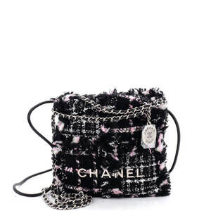Chanel 22 Chain Hobo Quilted Tweed Mini #246436C49B